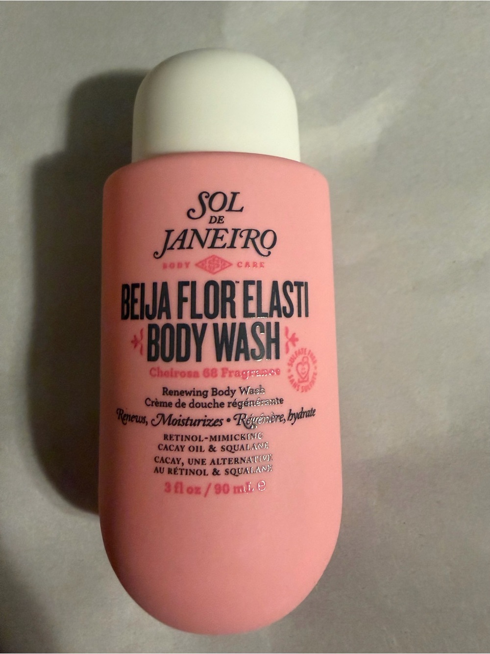 Sol de Janeiro Pink & White Beija Flor Elasti Body Wash